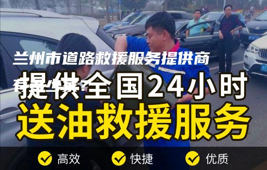 兰州市道路救援服务提供商有多少家？