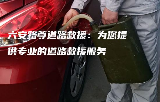 六安路尊道路救援：为您提供专业的道路救援服务