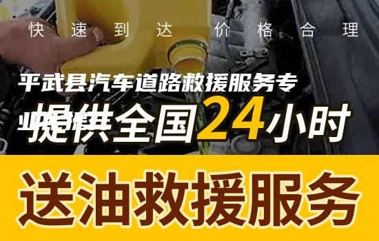 平武县汽车道路救援服务专业化提升